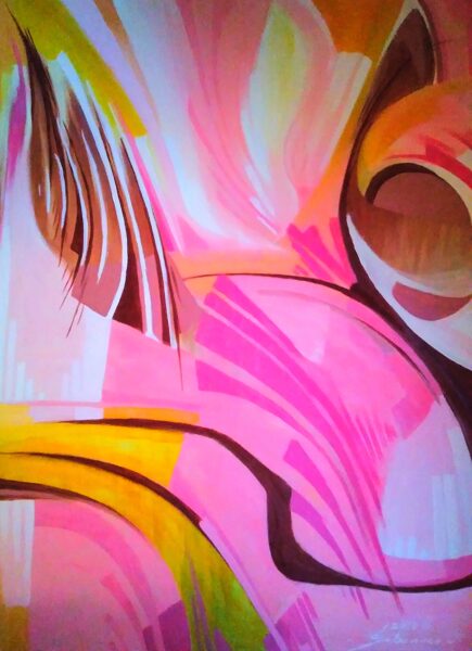 Abstract with pink. Dream.